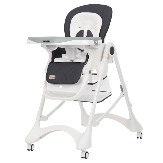 Стульчик для кормления CARRELLO Caramel (Palette Grey) - фото | Интернет-магазин автокресел, колясок и аксессуаров для детей Avtokrisla
