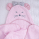 Пелюшка для купання Baby Veres Mouse pink 80х120 см
