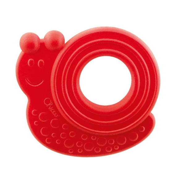 Прорізувач для зубок Chicco Равлик серії ECO+ (червоний) - фото | Интернет-магазин автокресел, колясок и аксессуаров для детей Avtokrisla