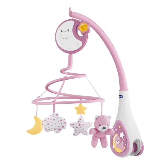 Іграшка на ліжко Підвісна карусель Next2Dreams (рожева) - фото | Интернет-магазин автокресел, колясок и аксессуаров для детей Avtokrisla