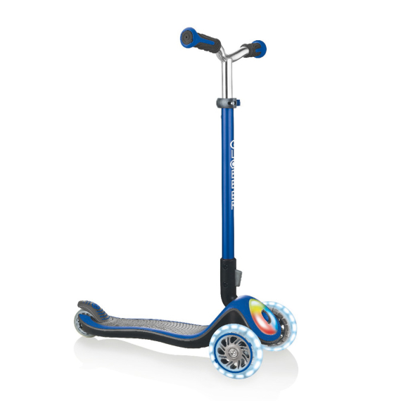 Самокат Globber Elite Prime с подсветкой (синий) - фото | Интернет-магазин автокресел, колясок и аксессуаров для детей Avtokrisla