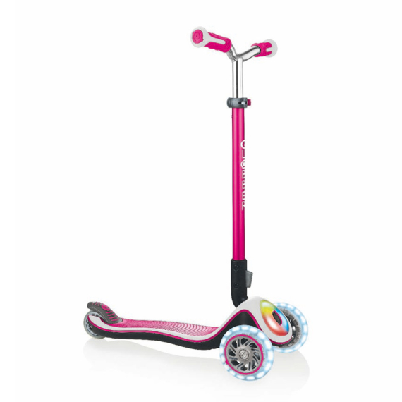 Самокат Globber Elite Prime с подсветкой (розовый) - фото | Интернет-магазин автокресел, колясок и аксессуаров для детей Avtokrisla