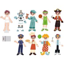 Магнітна гра Viga Toys Вдягни хлопчика