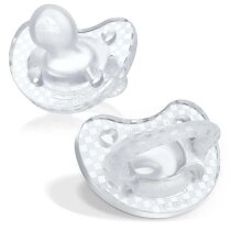 Пустушка Chicco Physioforma Crystal силіконова, від 2 до 6 місяців, 2 шт