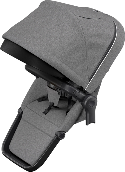 Прогулочный блок Thule Sleek Sibling Seat (Black/Grey Melange) - фото | Интернет-магазин автокресел, колясок и аксессуаров для детей Avtokrisla