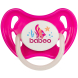 Пустушка симетрична Baboo Sea Life силіконова, світиться в темряві, 6+ міс (рожева)