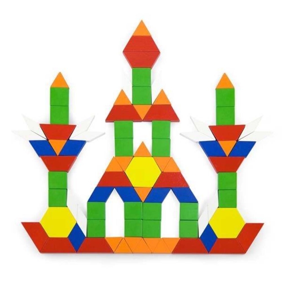 Дитяча мозаїка Viga Toys Дерев'яні картинки, 250 ел - фото | Интернет-магазин автокресел, колясок и аксессуаров для детей Avtokrisla