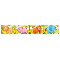 Дерев'яний пазл Viga Toys Джунглі 4 в 1, 48 ел