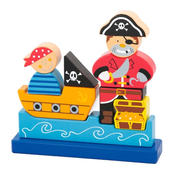 Магнітний пазл Viga Toys Пірат - фото | Интернет-магазин автокресел, колясок и аксессуаров для детей Avtokrisla