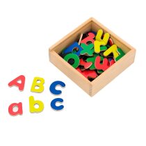 Набір магнітних букв Viga Toys Англійські великі та малі, 52 шт