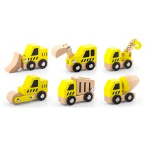 Набір машинок Viga Toys Будтехніка, 6 шт