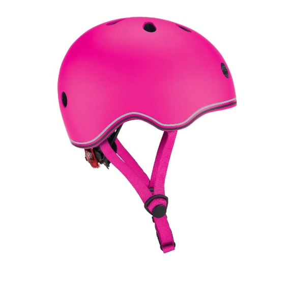 Шлем защитный детский Globber Evo Lights с фонариком, размер XXS/XS (розовый) - фото | Интернет-магазин автокресел, колясок и аксессуаров для детей Avtokrisla