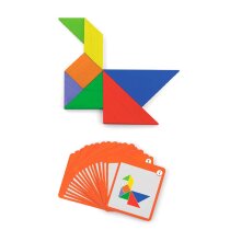 Магнітний танграм для дошок Viga Toys, 35 ел