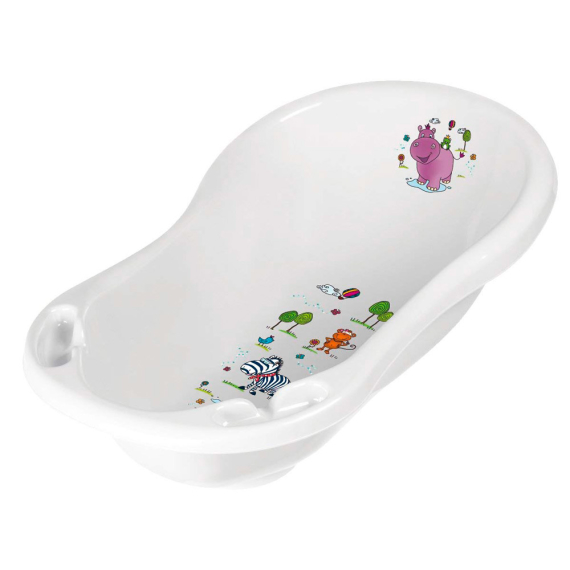 Детская ванночка Keeeper Hippo, 100 см (белая) - фото | Интернет-магазин автокресел, колясок и аксессуаров для детей Avtokrisla