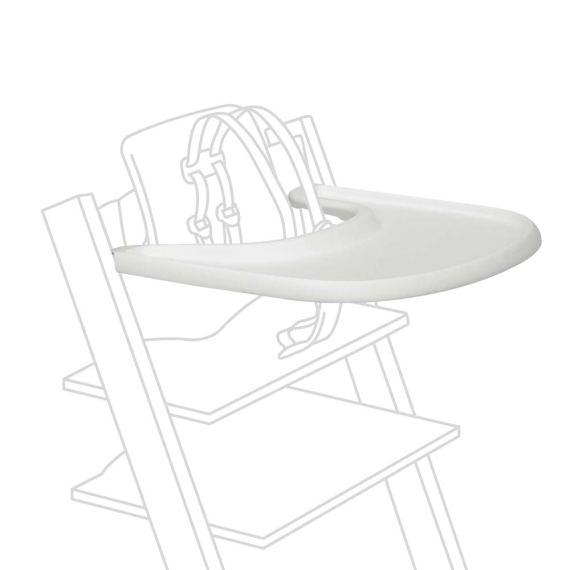 Стільниця для стільчика Stokke Tripp Trapp (White) - фото | Интернет-магазин автокресел, колясок и аксессуаров для детей Avtokrisla