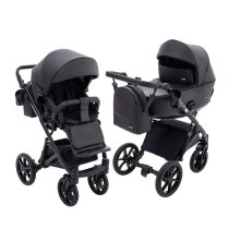 Універсальна коляска 2 в 1 Bair Kiwi Plus ECO (чорний)