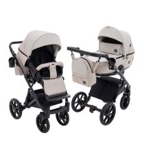 Универсальная коляска 2 в 1 Bair Kiwi Plus ECO (бежевий / капучино)