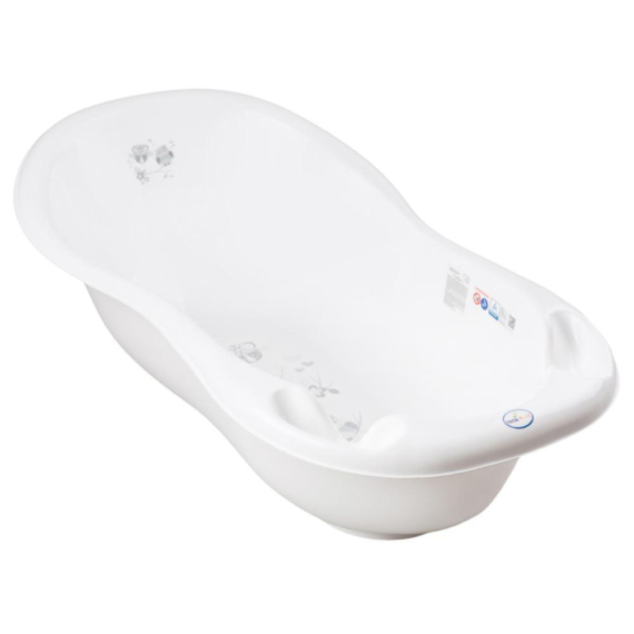 Ванна дитяча зі зливом Tega Baby LUX OWLS 102 см (white) - фото | Интернет-магазин автокресел, колясок и аксессуаров для детей Avtokrisla