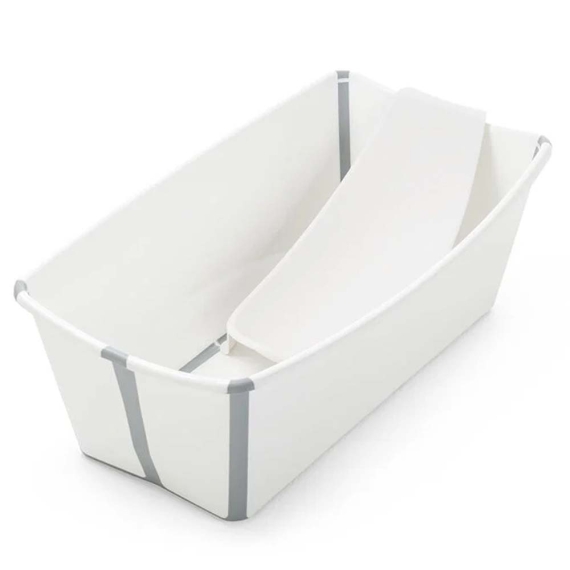 Комплект ванночка для купання Stokke Flexi Bath та підставка (White) - фото | Интернет-магазин автокресел, колясок и аксессуаров для детей Avtokrisla