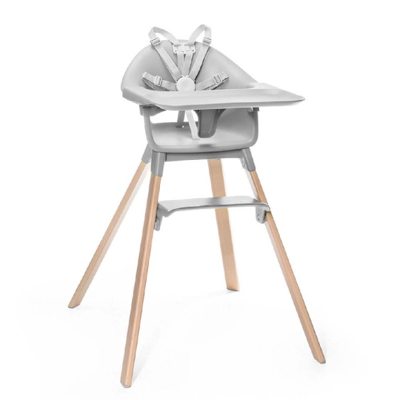 Стільчик для годування Stokke Clikk (Cloud Grey) - фото | Интернет-магазин автокресел, колясок и аксессуаров для детей Avtokrisla