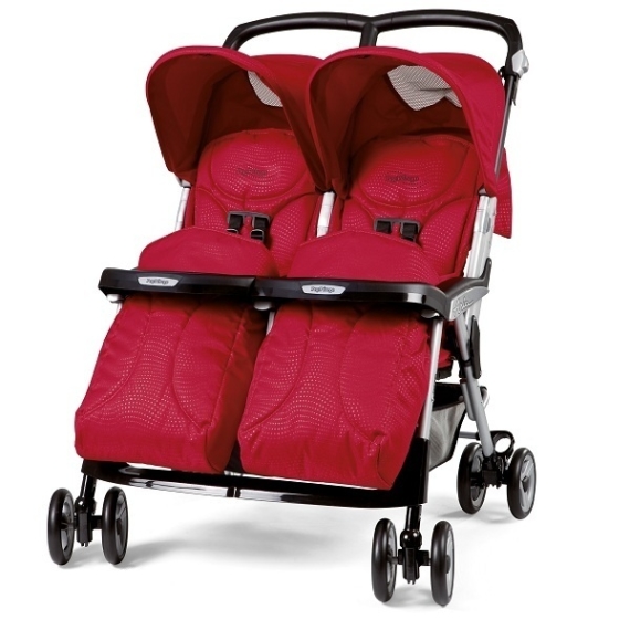 Коляска PEG-PEREGO Aria Twin (червоний) - фото | Интернет-магазин автокресел, колясок и аксессуаров для детей Avtokrisla