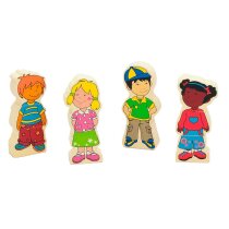 Набір магнітних фігурок Viga Toys Діти