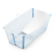 Комплект ванночка для купання Stokke Flexi Bath та підставка (Ocean Blue)