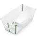 Комплект ванночка для купання Stokke Flexi Bath та підставка (Transparent Green)