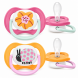 Пустушка Philips Avent Ultra Air, 2шт (рожево-помаранчева)