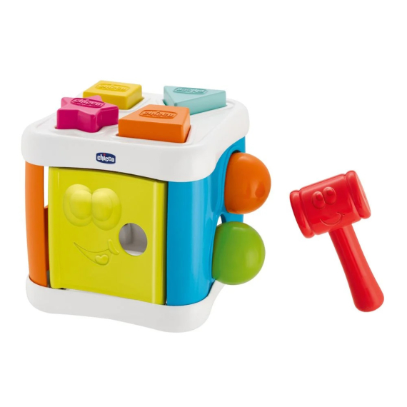 Іграшка-сортер 2 в 1 Chicco Куб - фото | Интернет-магазин автокресел, колясок и аксессуаров для детей Avtokrisla