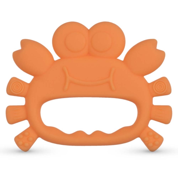 Прорізувач силіконовий Baboo Crab, 4+ міс - фото | Интернет-магазин автокресел, колясок и аксессуаров для детей Avtokrisla