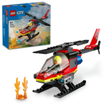 Конструктор LEGO City Пожежний рятувальний гелікоптер, 85 деталей