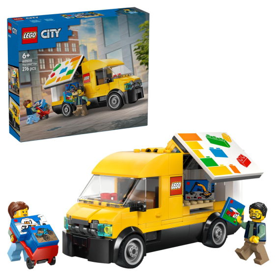 Конструктор LEGO City Фургон, 276 Деталей - фото | Интернет-магазин автокресел, колясок и аксессуаров для детей Avtokrisla