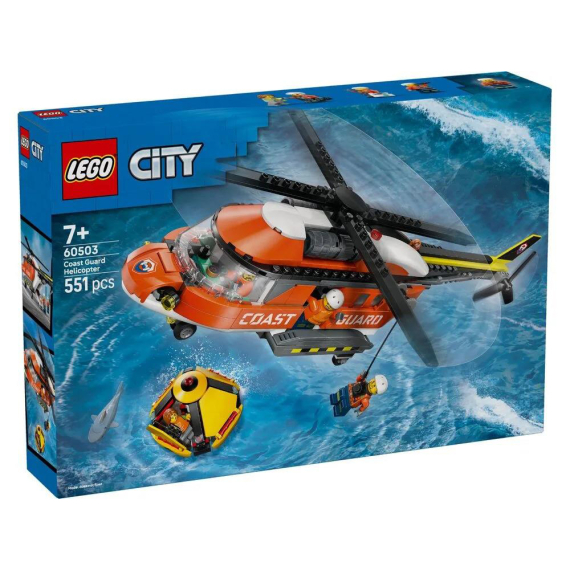 Конструктор LEGO City Гелікоптер берегової охорони, 551 Деталь - фото | Интернет-магазин автокресел, колясок и аксессуаров для детей Avtokrisla