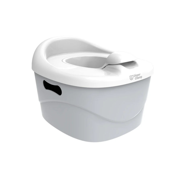 Горщик 3 в 1 Diaper Champ Potty (Silver) - фото | Интернет-магазин автокресел, колясок и аксессуаров для детей Avtokrisla