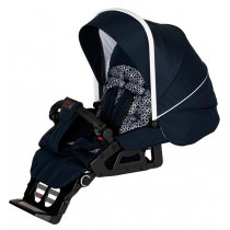 Універсальна коляска 2 в 1 Hartan VIP GTS (темно-синій з малюнком)
