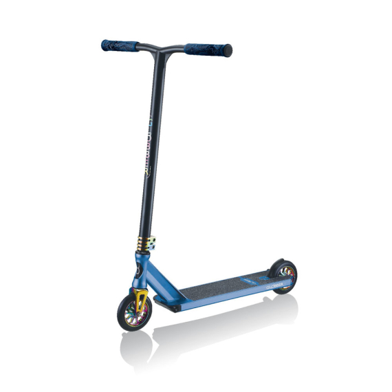 Трюковой самокат Globber GS900 DELUXE (черно-синий) - фото | Интернет-магазин автокресел, колясок и аксессуаров для детей Avtokrisla