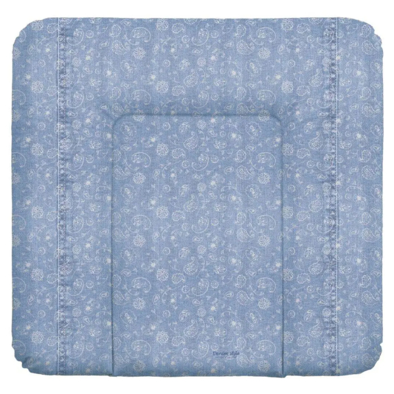 Сповивальний матрац мʼякий Ceba Baby Soft Medium Changing Mat, 75x72 см (denim style dream catcher blue) - фото | Интернет-магазин автокресел, колясок и аксессуаров для детей Avtokrisla