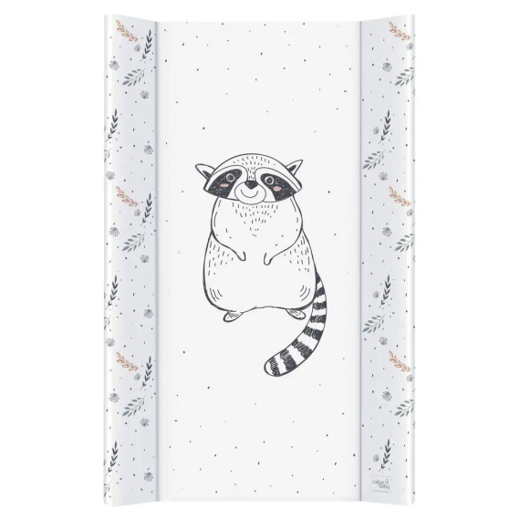 Сповивальна дошка жорстка Ceba Baby Hard Long Changing Pad, 50x80 см (raccoon) - фото | Интернет-магазин автокресел, колясок и аксессуаров для детей Avtokrisla