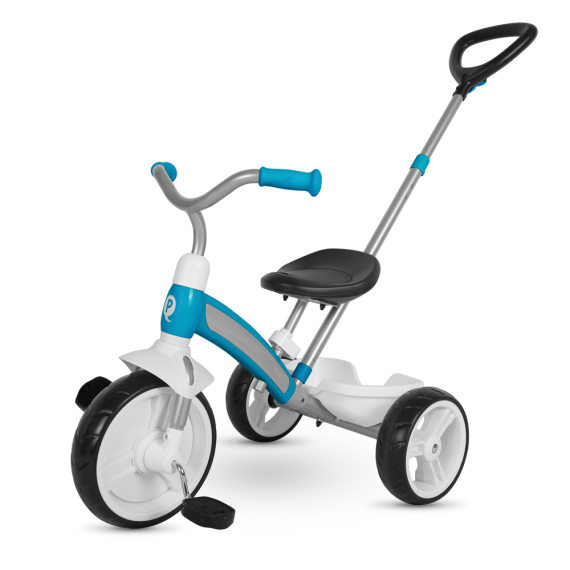 Велосипед триколісний Qplay ELITE+ (Blue) - фото | Интернет-магазин автокресел, колясок и аксессуаров для детей Avtokrisla
