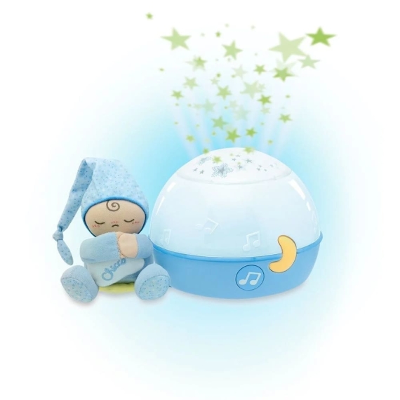 Игрушка-проектор Chicco Звезды (голубая) - фото | Интернет-магазин автокресел, колясок и аксессуаров для детей Avtokrisla