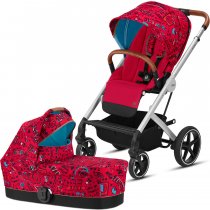 Універсальна коляска 2 в 1 Cybex Balios S Values For Life (Love-red)