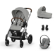 Універсальна коляска 3 в 1 Cybex Balios S (SLV / Stone Grey)