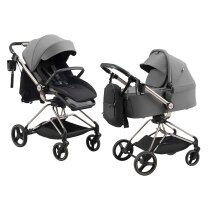 Універсальна коляска 2 в 1 Bair Moon (Gold Edition / темно-сірий)