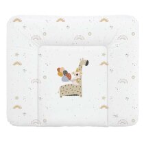 Повивальний матрац мʼякий Ceba Baby Soft Changing Mat Large, 85x72 см (giraffe)