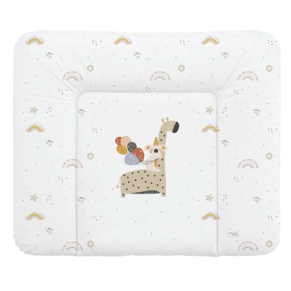 Повивальний матрац мʼякий Ceba Baby Soft Changing Mat Large, 85x72 см (giraffe) - фото | Интернет-магазин автокресел, колясок и аксессуаров для детей Avtokrisla