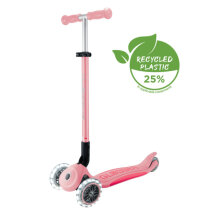 Самокат GLOBBER серії ELITE LIGHTS колеса з підсвіткою, 50 кг, 3+ (пастельно-рожевий)