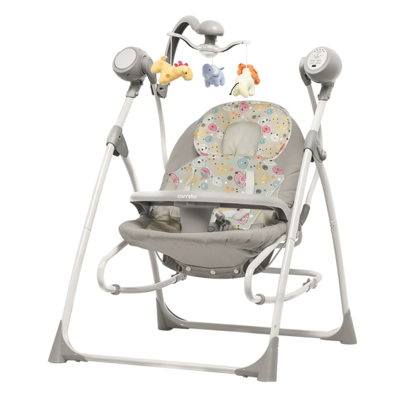 Колиска-гойдалка 3 в 1 Carrello Nanny CRL-0005 (Grey Planet) - фото | Интернет-магазин автокресел, колясок и аксессуаров для детей Avtokrisla
