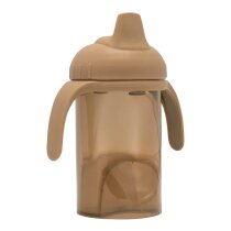 Чашка непроливайка Difrax Non-Spill Sippy Cup Soft із силіконовим носиком, 250 мл (Caramel)