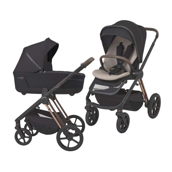 Універсальна коляска 2 в 1 Espiro MILOO 2.0 (310 Diamond Black) - фото | Интернет-магазин автокресел, колясок и аксессуаров для детей Avtokrisla